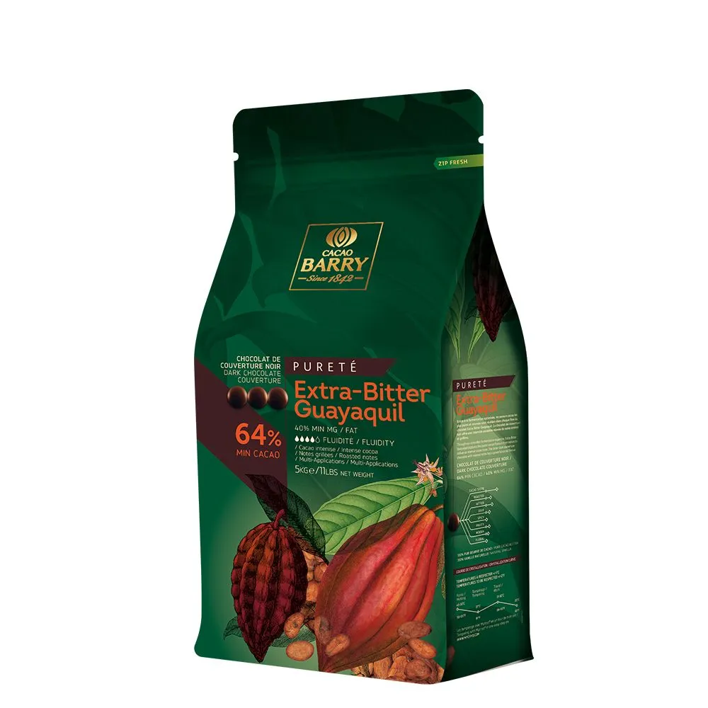 CACAO BARRY チョコレートモールド8個セット Cacao Barry Dark Chocolate; Extra-Bitter Guayaquil | Keylink Ltd